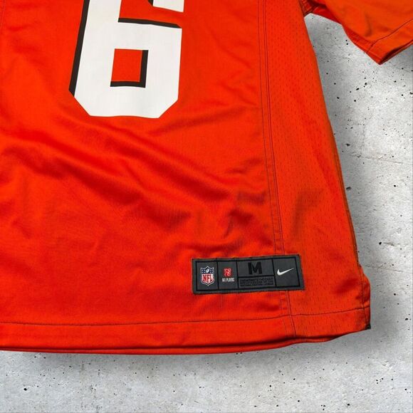 Nike Cleveland Browns Baker Mayfield #6 On Field Dawg Pound Jersey Sz M Orange - Picture 4 of 9
